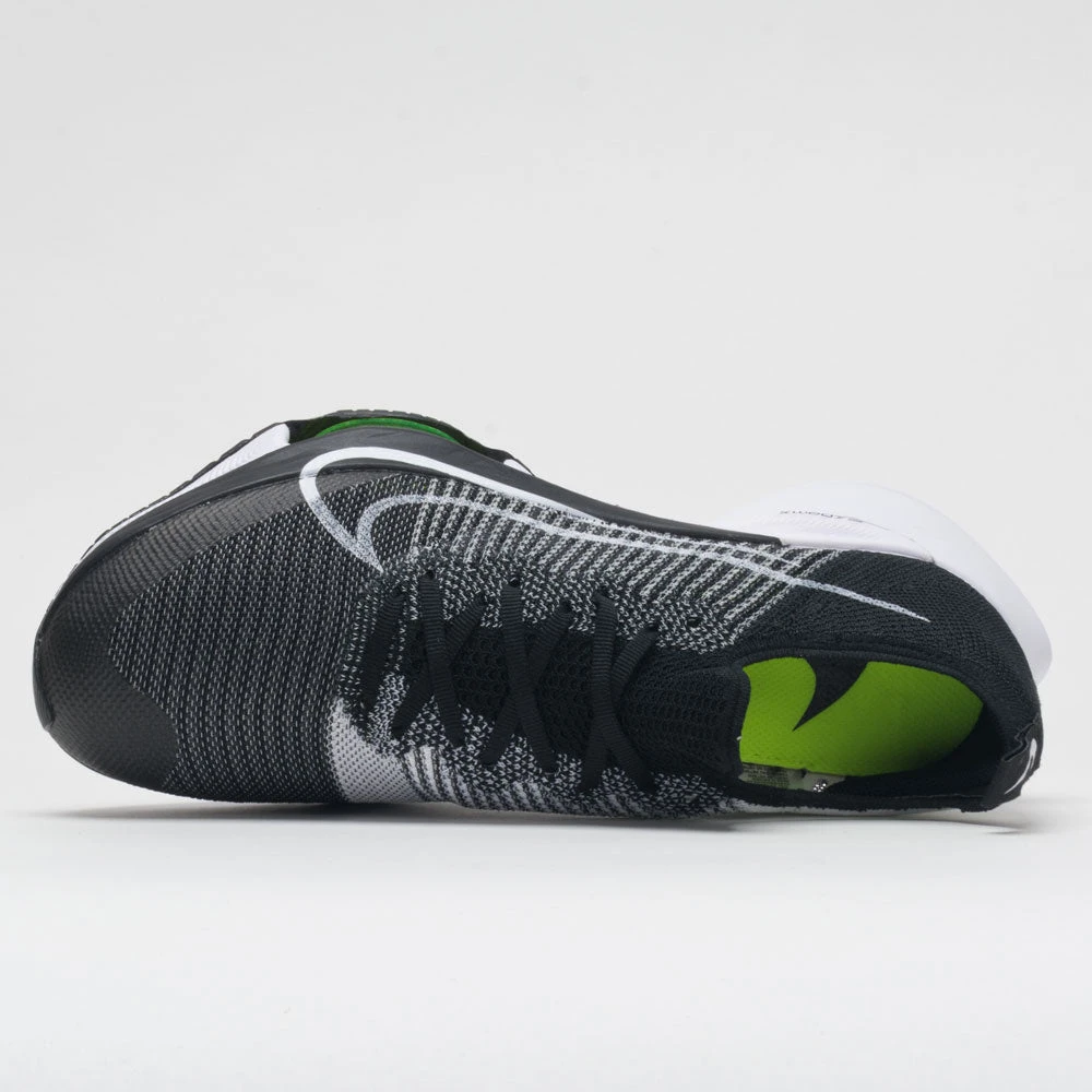 Nike Air Zoom Tempo Next% Men's Black/White/Volt 3 Nike Air Zoom Tempo Next% Men's Black/White/Volt - Image 3