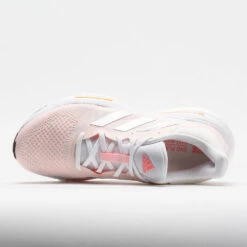 Adidas Solar Glide 5 Women's White/Silver Metallic/Light Flash Orange -Brooks Store 047547 2