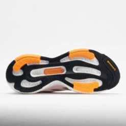 Adidas Solar Glide 5 Women's White/Silver Metallic/Light Flash Orange -Brooks Store 047547 4