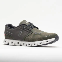 On Running On Cloud 5 Men's Olive/White -Brooks Store 048075 5