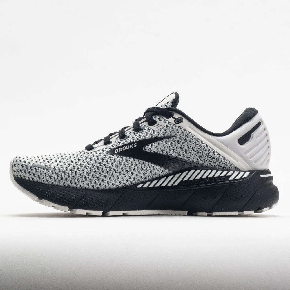 Brooks Adrenaline GTS 22 Women's White/Grey/Black 2 Brooks Adrenaline GTS 22 Women's White/Grey/Black - Image 2