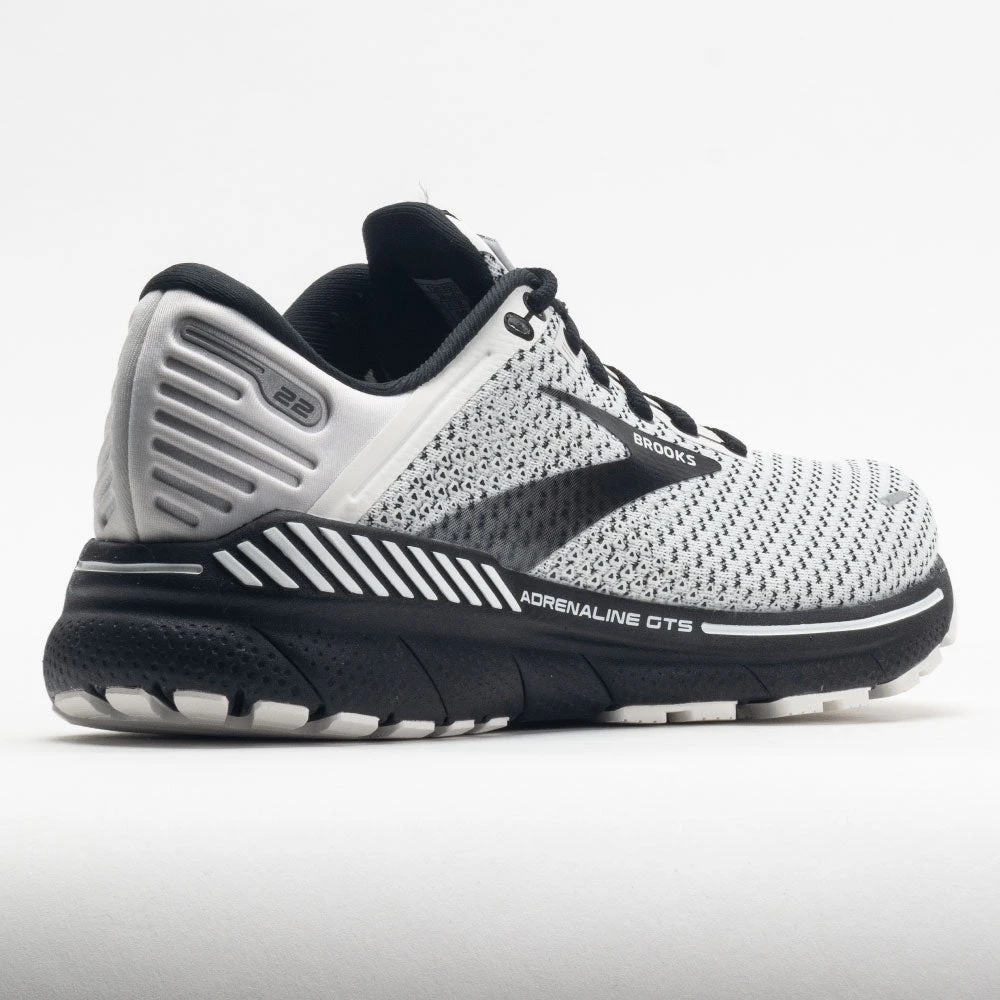 Brooks Adrenaline GTS 22 Women's White/Grey/Black 6 Brooks Adrenaline GTS 22 Women's White/Grey/Black - Image 6
