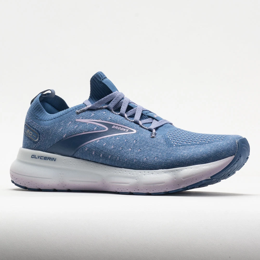 Brooks Glycerin Stealthfit 20 Women's Blue/Pastel Lilac/White 5 Brooks Glycerin Stealthfit 20 Women's Blue/Pastel Lilac/White - Image 5