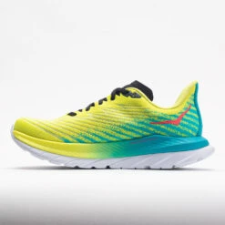 HOKA Mach 5 Women's Evening Primrose/Scuba Blue -Brooks Store 048629 1