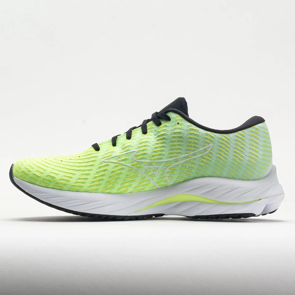 Mizuno Wave Rider 26 Men's Neo Lime/White 2 Mizuno Wave Rider 26 Men's Neo Lime/White - Image 2