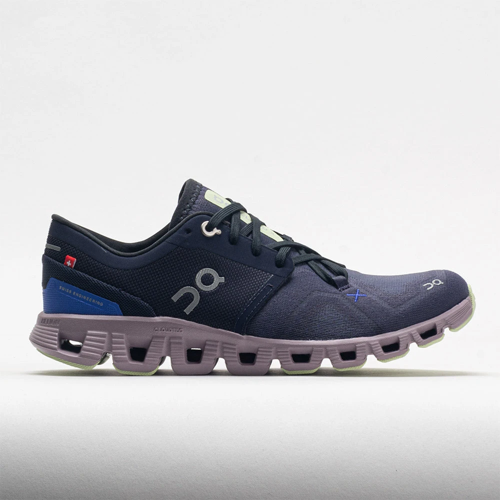 On Running On Cloud X 3 Women's Midnight/Heron 1 On Running On Cloud X 3 Women's Midnight/Heron