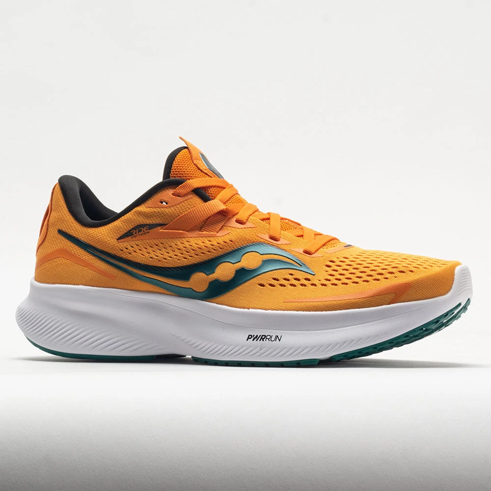 Saucony Ride 15 Men's Gold/Palm 5 Saucony Ride 15 Men's Gold/Palm - Image 5