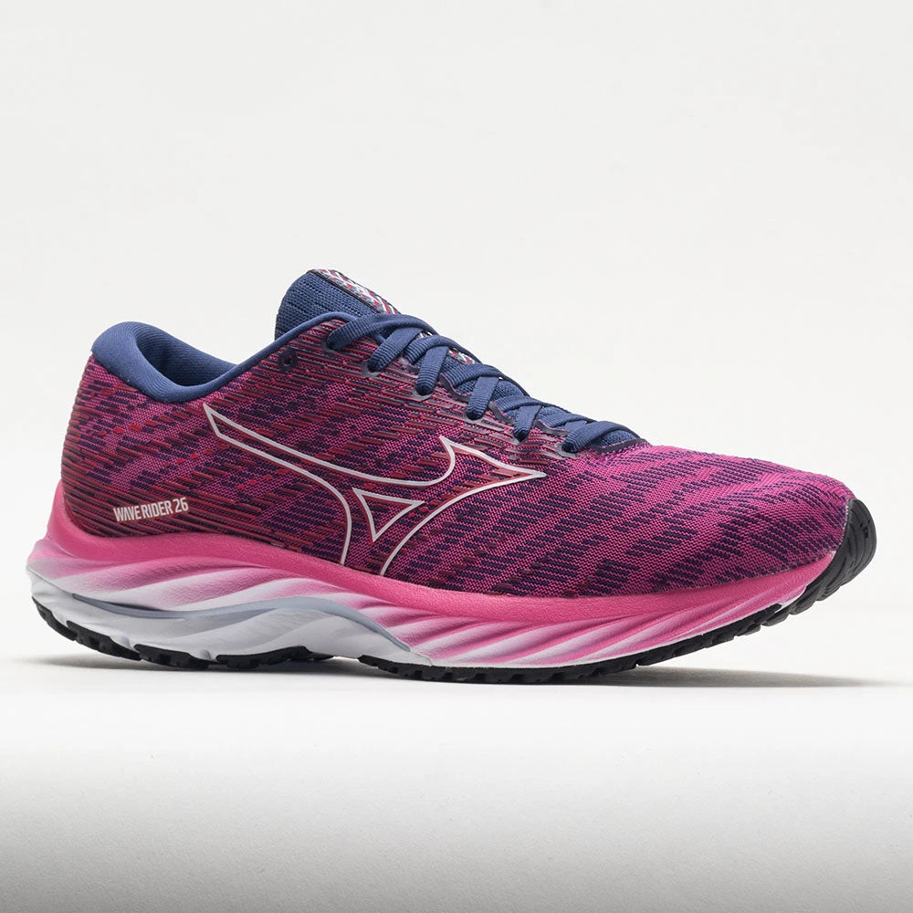 Mizuno Wave Rider 26 Mesh Women's Festival Fuchsia/Halogen Blue 5 Mizuno Wave Rider 26 Mesh Women's Festival Fuchsia/Halogen Blue - Image 5