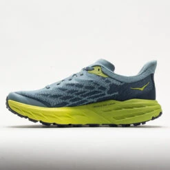 HOKA Speedgoat 5 Men's Stone Blue/Dark Citron -Brooks Store 049271 1