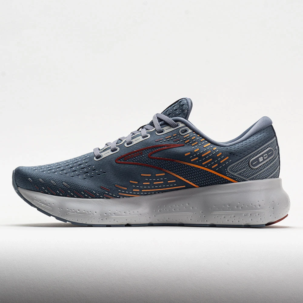 Brooks Glycerin 20 Men's Grey/Chili Oil/Orange 2 Brooks Glycerin 20 Men's Grey/Chili Oil/Orange - Image 2