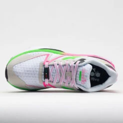 Diadora Atomo V7000 Women's White/Green Fluo/Pink Fluo 8 Diadora Atomo V7000 Women's White/Green Fluo/Pink Fluo -Brooks Store 049498 2