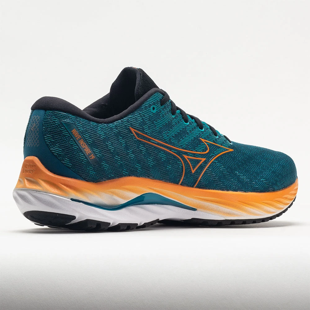 Mizuno Wave Inspire 19 Men's Ink Blue/Bird Of Paradise 6 Mizuno Wave Inspire 19 Men's Ink Blue/Bird Of Paradise - Image 6