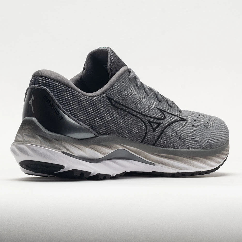 Mizuno Wave Inspire 19 Knit Men's Ultimate Grey/Black 6 Mizuno Wave Inspire 19 Knit Men's Ultimate Grey/Black - Image 6
