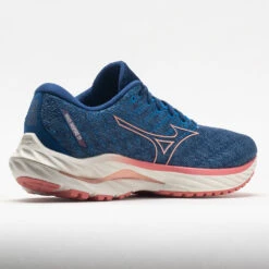 Mizuno Wave Inspire 19 Women's Blue Quartz/Peach Bud -Brooks Store 049747 6