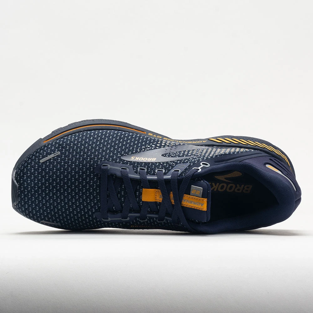 Brooks Adrenaline GTS 22 Men's Peacoat/Grey/Sunflower 3 Brooks Adrenaline GTS 22 Men's Peacoat/Grey/Sunflower - Image 3