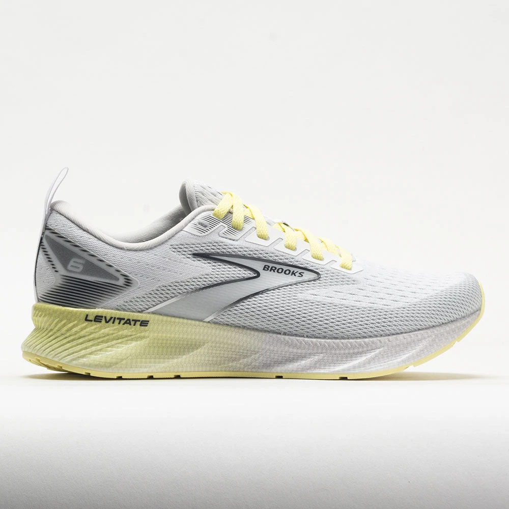 Brooks Levitate 6 Women's White/Oyster/Yellow 1 Brooks Levitate 6 Women's White/Oyster/Yellow