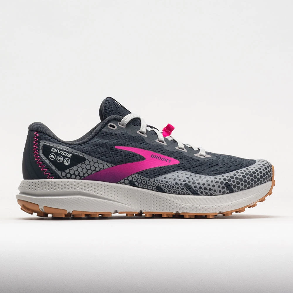 Brooks Divide 3 Women's Ebony/Grey/Pink 1 Brooks Divide 3 Women's Ebony/Grey/Pink